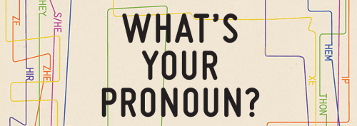 pronouns drawn like subway map